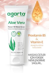 Doğal Aloe Vera Nemlendirici El Ve Vücut Bakım Kremi 75 ml ürün fotoğrafı