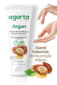 Doğal Yüz Ve El Besleyici Argan Yağlı Cilt Bakım Kremi 75 ml ürün fotoğrafı