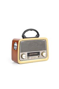 301 Şarjlı Nostaljik Görünümlü Fenerli Radyo Bluetoothlu Mp3 Çalar Radyo Müzik Kutusu ürün fotoğrafı