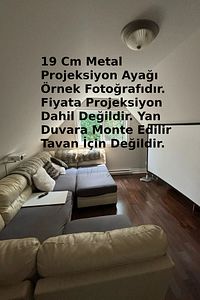 Mini LED Projeksiyon Cihazını YAN Duvara Asmak İçin 19 CM Metal Ayak Aparat ürün fotoğrafı
