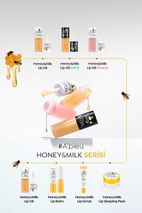 Bal Ve Süt Özlü Besleyici Ve Nemlendirici Dudak Bakım Yağı A'pıeu Honey & Milk Lip Oil ürün fotoğrafı