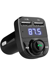 Araç Bluetooth Fm Transmitter Cihazı Araba Mp3 Çalar Oto Çakmaklık Şarj Aleti Müzik Kiti ürün fotoğrafı