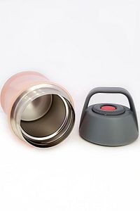 Pembe 304 Çelik 450 ml Vakumlu Bebek Mama Saklama Termosu Mug Cin297pm ürün fotoğrafı