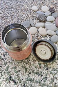 Pembe 304 Çelik 450 ml Vakumlu Bebek Mama Saklama Termosu Mug Cin297pm ürün fotoğrafı