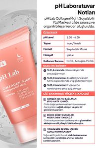 Phlab Collagen Night Soyulabilen Kolajen Gece Maskesi, Soyulabilir Kolejen Yüz Maskesi ürün fotoğrafı
