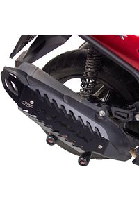 Gp Kompozit Yamaha Nmax 125 / 155 2021-2025 Uyumlu Spor Egzoz Koruma Kapağı Siyah ürün fotoğrafı