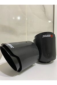 100 Mm Tekli Içi Siyah Tek Çıkış Egzoz Ucu Akrapoviç 1 Adet -- Mayuk Dizayn -- ürün fotoğrafı