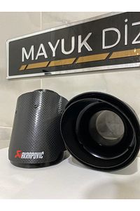100 Mm Tekli Içi Siyah Tek Çıkış Egzoz Ucu Akrapoviç 1 Adet -- Mayuk Dizayn -- ürün fotoğrafı