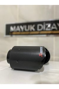 Tekli 90 Mm 1 Adet Karbon Egzoz Ucu--mayukdizayn-- ** ürün fotoğrafı