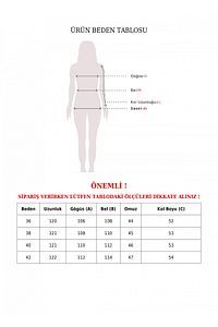 Kolu Lastikli Kemerli Astarlı Trençkot -siyah ürün fotoğrafı