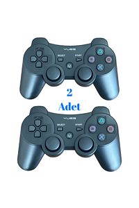 Playstation 3 Uyumlu Joystick Oyun Kolu Ps3 Controller 2 Adet ürün fotoğrafı