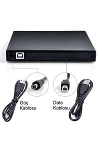 Harici Dvd Rw Usb 2.0 Cd Dvd Yazıcı Okuyucu  Cd-rw Sürücü Dvd Rom Oynatıcı ürün fotoğrafı