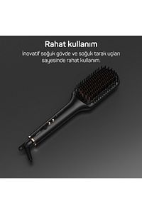AR5068 Superstar Touch Saç Düzleştirici Fırça - Siyah ürün fotoğrafı