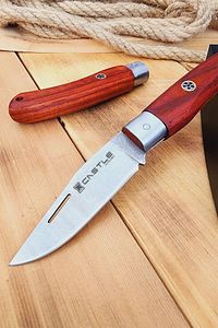Paduk Sap Çakı Kamp Çakısı Outdoor Piknik Çakısı Bahçe Çakısı Mutfak Bıçak Bıçağı (ÇK300) ürün fotoğrafı