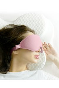 3d Uyku Göz Bandı Gözlüğü / Işığı %100 Engeller / Göze Baskı Yapmaz (PUDRA) ürün fotoğrafı