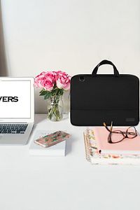14-15.6-16.1-16.9 Inç Organizer Siyah Unisex El, Omuz, Bilgisayar, Notebook, Laptop Çantası ürün fotoğrafı