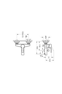 Fold S A42535 Banyo Bataryası, Krom ürün fotoğrafı