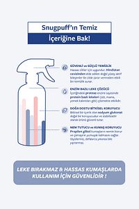 Bitkisel Bebek Çok Amaçlı Çamaşır Leke Çıkarıcı Sprey, Hipoalerjenik Vegan Tüm Kumaşlarda Etki 500ml ürün fotoğrafı