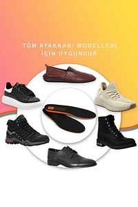 X30 Yumuşak Ortopedik Tabanlık,rahat Tabanlık,konfor Tabanı,spor Tabanlığı,erkek,kadın,siyah ürün fotoğrafı