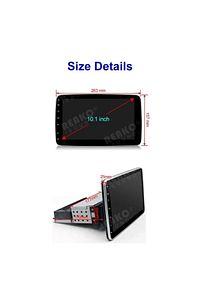 P1002 10.1inç Android 15 Tek Din Carplay 2gb Ram 32gb Hafıza 360 Derece Ekran Multimedya Teyp ürün fotoğrafı