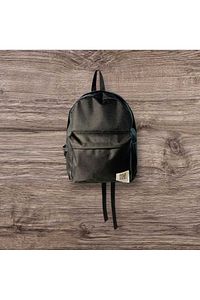 Siyah Reklamsız Düz Siyah Unisex Laptop Okul Kurs Kamp Seyehat Gezi Günlük Kullanım Sırt Çantası ürün fotoğrafı
