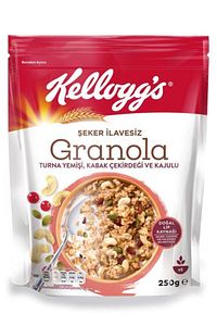 Şeker Ilavesiz Granola Turna Yemişi, Kabak Çekirdeği Ve Kajulu 250 gr X3 Adet ,%42 Yulaf ürün fotoğrafı