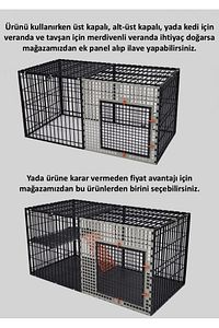 60cm X 120cm X Yükseklik 60cm Katlanabilir Köpek, Kedi, Tavşan, Çit, Kafes ürün fotoğrafı