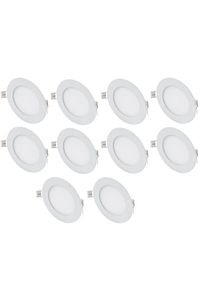 10 Adet 6 Watt Panel Led Ct-5145g Gün Işığı - Alüminyum Kasa ürün fotoğrafı