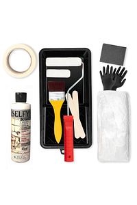 Selfy Decor 500 Cc (750 Gr) Antik Beyaz Kendinden Vernikli Dolap Boyama Seti ürün fotoğrafı
