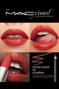 M·A·CXIMAL Silky Matte Lipstick Nemlendirme Etkili Yoğun Renk Sağlayan Ruj - Chili ürün fotoğrafı