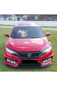 Honda Civic Fc5 Sis Lambası Farı Drl Led Gündüz Farı 3 Ok Ağaç Dizayn 2016 / 2020 ürün fotoğrafı