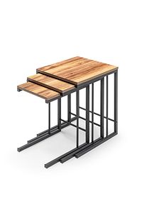 Zigon Sehpa, Metal Zigon Sehpa (3 LÜ C ZİGON SEHPA) ürün fotoğrafı
