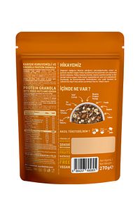 Protein Granola 3'lü Mix Paket - Hindistan C. & Kırmızı Meyveler & Karışık Kuruyemişli (270G) ürün fotoğrafı
