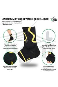 Malleol Destekli Ayak Bilekliği Örme Yüksek Kalite Örme Malleol Destekli Bileklik ürün fotoğrafı