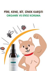 Köpekler Için Pire & Kene Karşıtı Sprey Ve Şampuan Tam Bakım Seti | Organik Içerikli | 2 Li ürün fotoğrafı