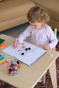 Montessori Ahşap Çocuk Masa Ve Sandalye Takımı (masa + 2 Sandalye) ürün fotoğrafı