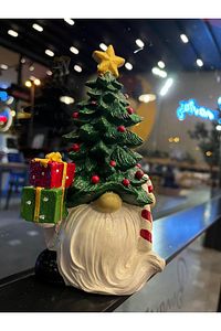 Yılbaşı Temalı Cüce, New Year, Christmas Noel Baba (LED IŞIK DAHİL DEĞİLDİR) ürün fotoğrafı
