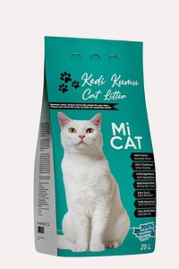20 Litre Aktif Karbonlu Kokusuz Doğal Bentonit Kedi Kumu Süper Topaklanan Ve Tozsuz ürün fotoğrafı
