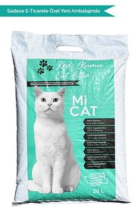 20 Litre Aktif Karbonlu Kokusuz Doğal Bentonit Kedi Kumu Süper Topaklanan Ve Tozsuz ürün fotoğrafı