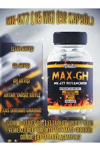 Max- Gh Vitamin Takviyesi 60 Kapsül 15mg Mk(677) ürün fotoğrafı