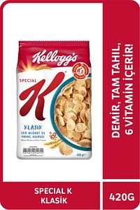 Special K Klasik Kahvaltılık Tam Buğday Ve Pirinç Gevreği 420 Gr,tam Tahıllı,lif Kaynağı ürün fotoğrafı