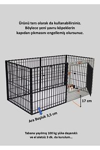 60cm X 120cm X Yükseklik 60cm Katlanabilir Köpek, Kedi, Tavşan, Çit, Kafes ürün fotoğrafı