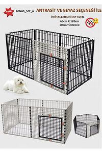 60cm X 120cm X Yükseklik 60cm Katlanabilir Köpek, Kedi, Tavşan, Çit, Kafes ürün fotoğrafı