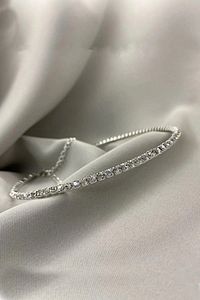 Kadın Rhinestone Choker Kolye Kly0007 Kly0007, One Size ürün fotoğrafı