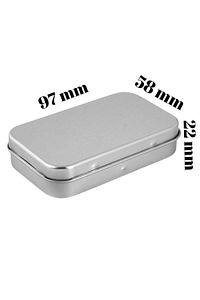 Boş Metal Teneke Kutu, Küçük Mini Kutu, ürün fotoğrafı
