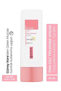 Tone Up Ton Dengeleyici Ve Aydınlatıcı Yüz Güneş Kremi Spf50 /pa 50ml ürün fotoğrafı