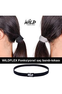 Kaydırmaz Spor Elastik Saç Bandı Tokası Tekli Wildflex ürün fotoğrafı
