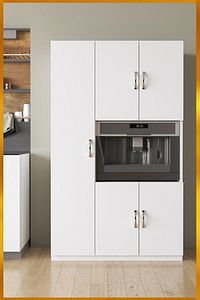 Ae-3030 Duygu 5 Kapaklı Beyaz Çok Amaçlı Mutfak & Banyo Dolabı, Kiler ürün fotoğrafı