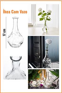 Vıljestark Dekoratif Cam Vazo, 17 Cm ürün fotoğrafı