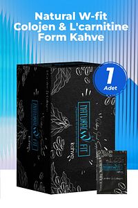 Natural W-fit Colojen & L'carnitine Form Kahve 30 Şaset Detoks ürün fotoğrafı